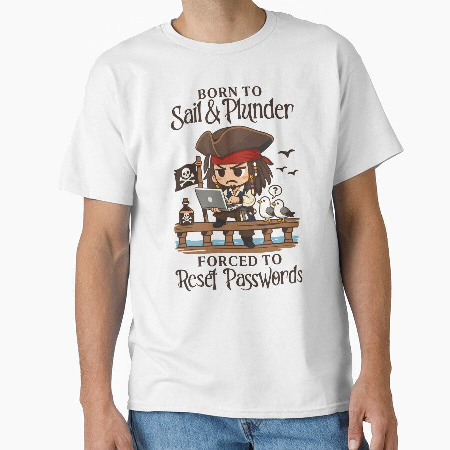 Born to be a Pirate forced to Work by wolfkin-design