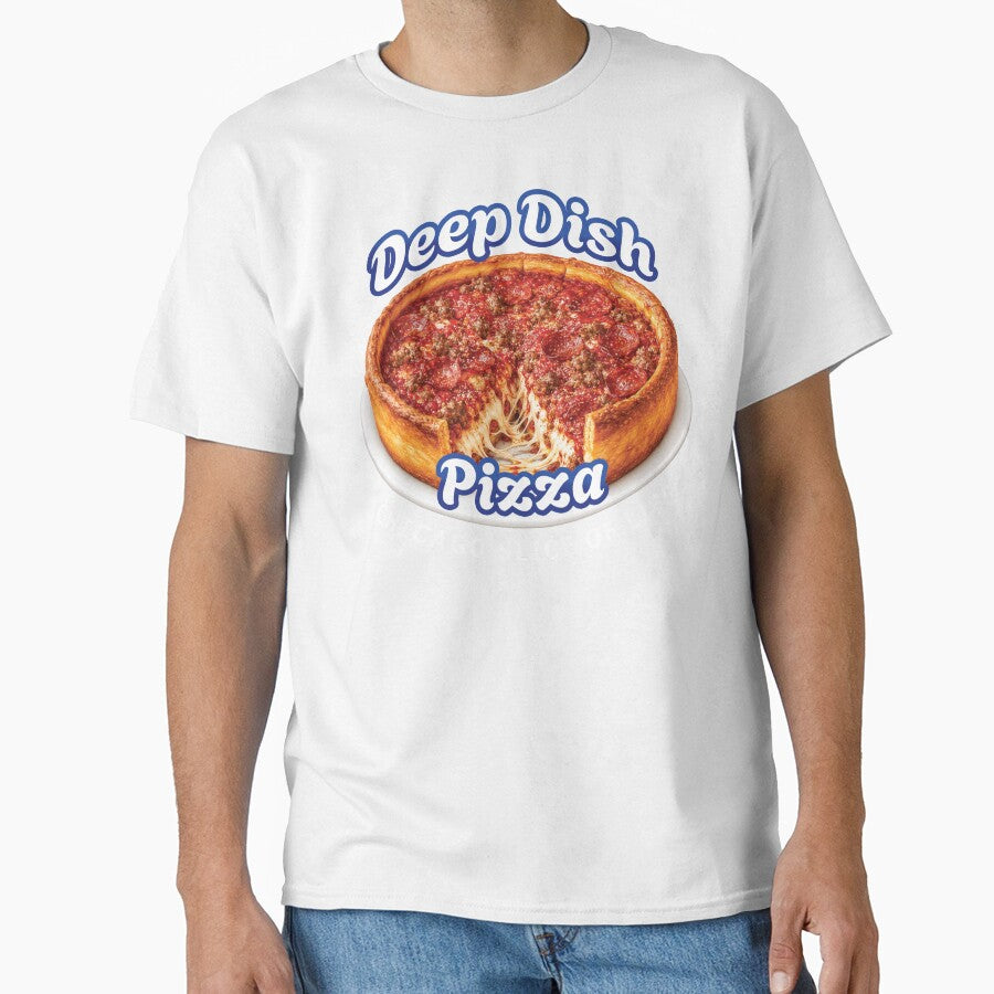 Chicago Deep Dish Pizza - Funny Pizza Lover Food Pun Design by merchxwear