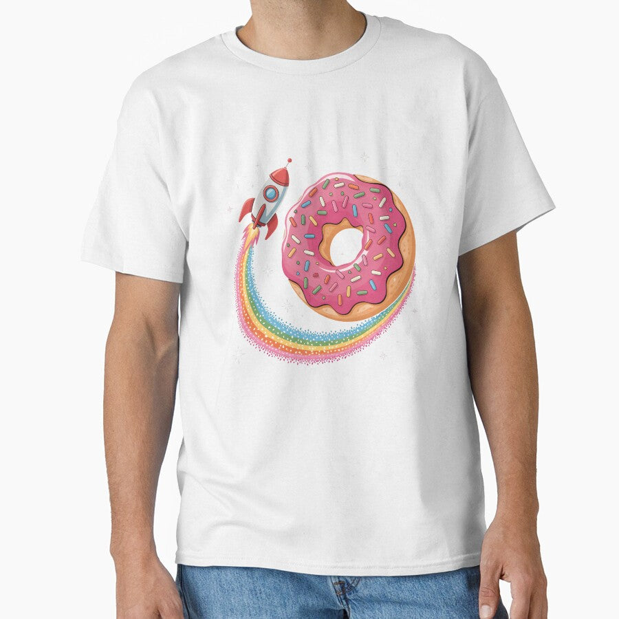 Space Donut Day Rocket Rainbow Planet Galaxy Kids Boys Girls by clothesy7