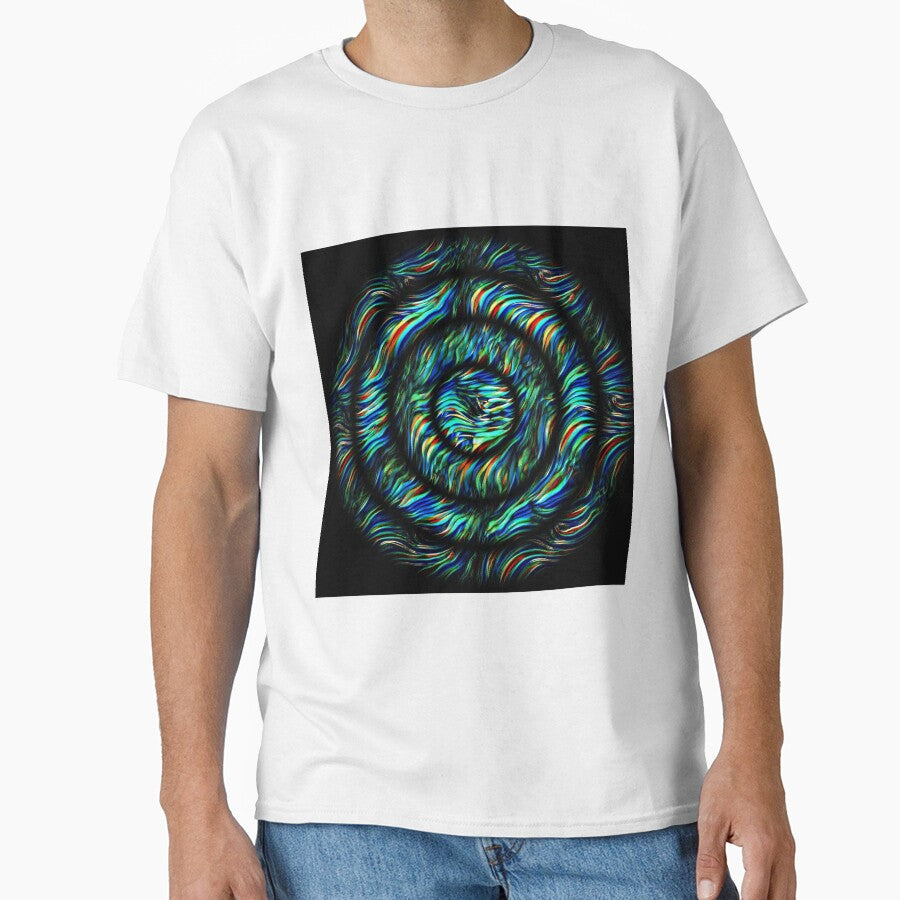 concentric zigzag wave pattern in bright colours by mister-john