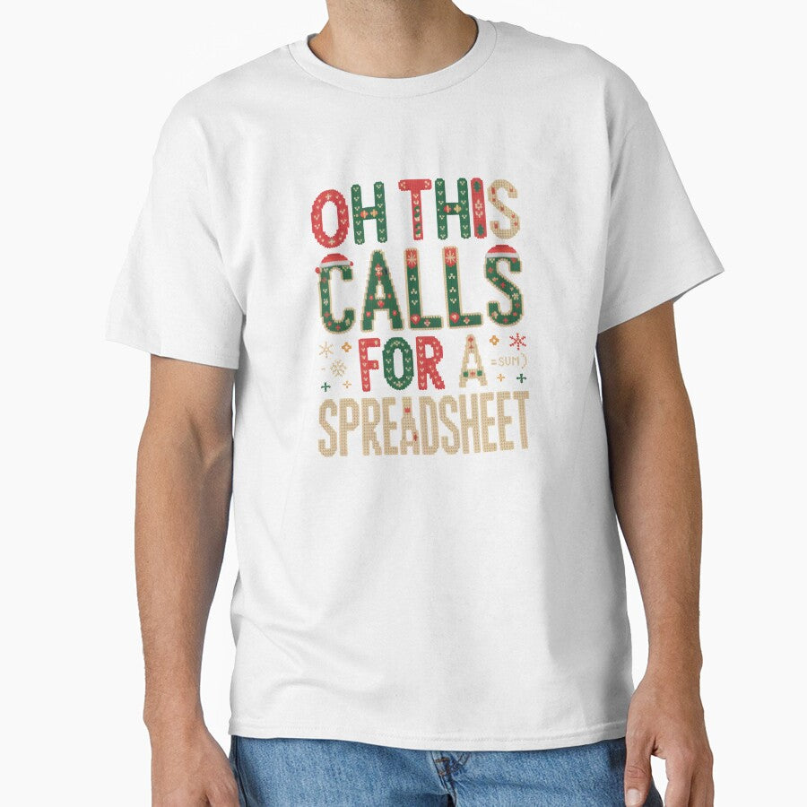Oh This Calls For a Spreadsheet  Christmas Design for Analysts by LovelyEvaDesign