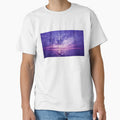Pixelated Purple Ocean Sunset by Potato Quality Prints