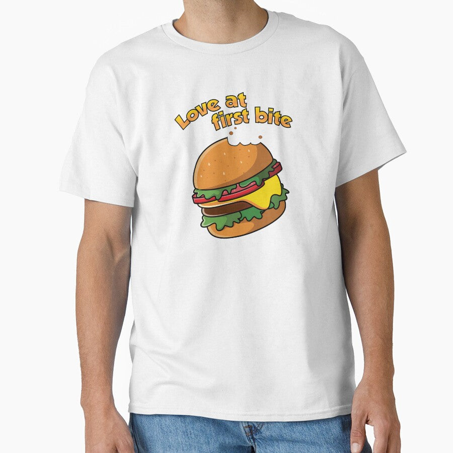 Love at first bite cheese burger by Donutlovers