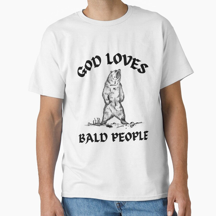 God Loves Bald People by HarbingerShoppe
