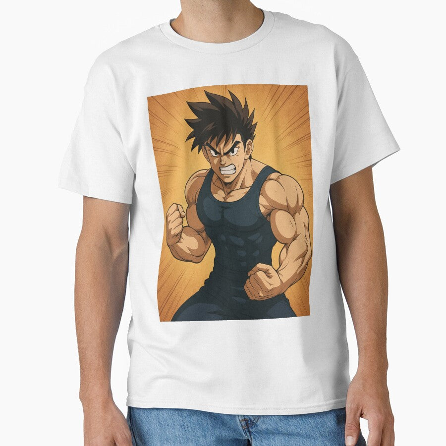 Angry Muscular Anime Warrior – Intense Action Character Art | Powerful Anime Fighter Illustration by StoryG