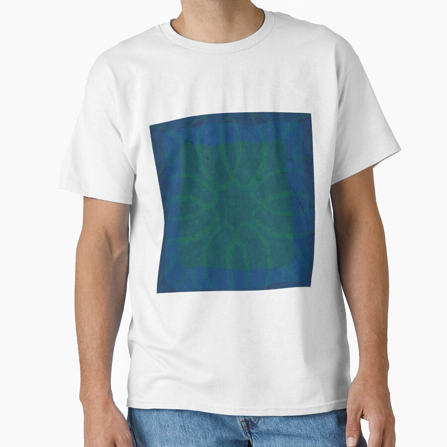 Turquoise and Green Grungy Pattern by ibadishi