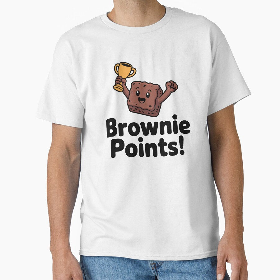 Brownie Points! Cute Brownie Pun by PMCreative
