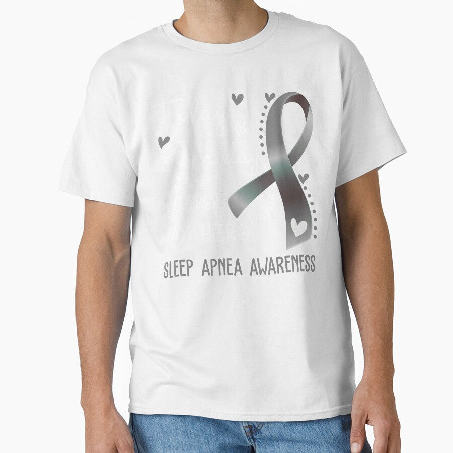 Today And Everyday I Support My Hero Sleep Apnea Awareness Warrior Gifts by hvoid41