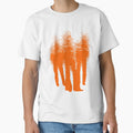 TRIO. PUDDLE ART GRAPHIC. ORANGE. by 5hertz