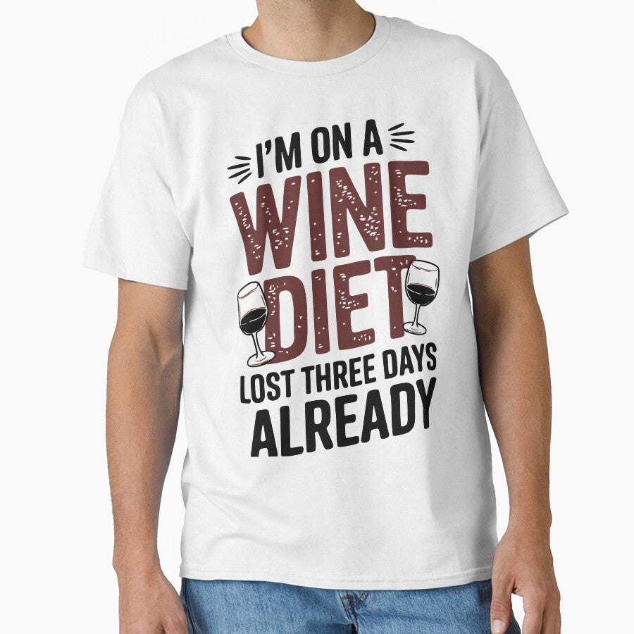 I’m on a Wine Diet – Funny Wine Lover Design by Twisted Kids