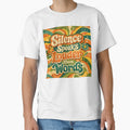 Silence Speaks Louder Than Words Retro Art by ForeverPrintsOK