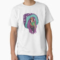 Hippie Mushroom Girl with Yin Yang Necklace by SeaMushrooms