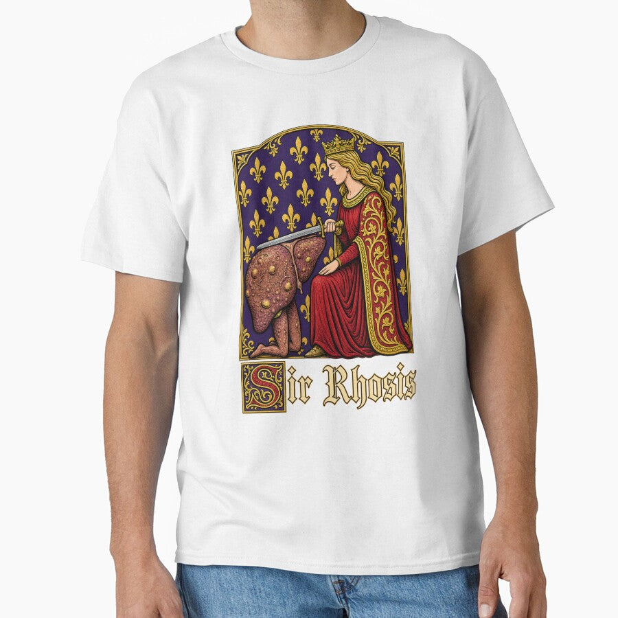 Sir Rhosis Medieval Gothic Dark Humor Vintage Art by margamPagenberg