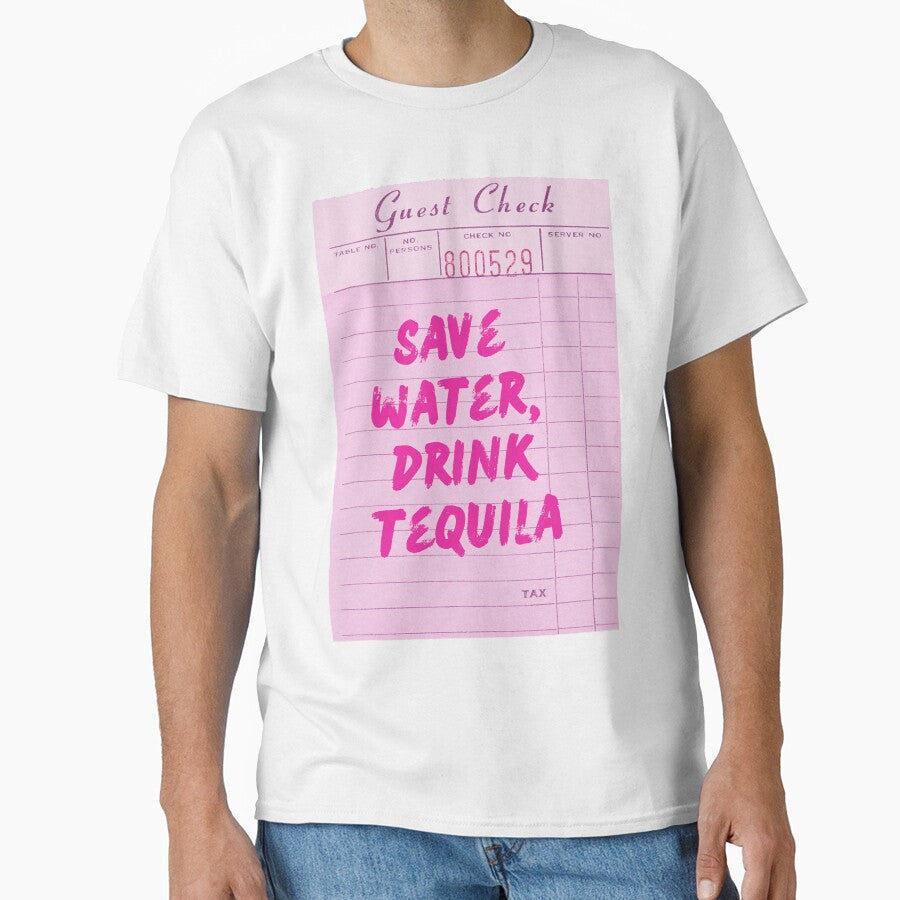 Funny Drinking Quote - Save Water, Drink Tequila by Zaddie A