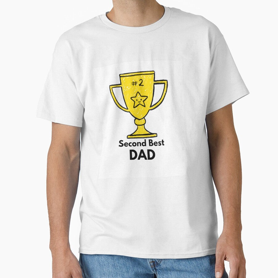 Second Best DAD by Sandeaux Designs