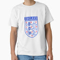 Three lions 3 lions with English pink tudor roses, plus cartoon panther on a blue shield by jimmy-digital