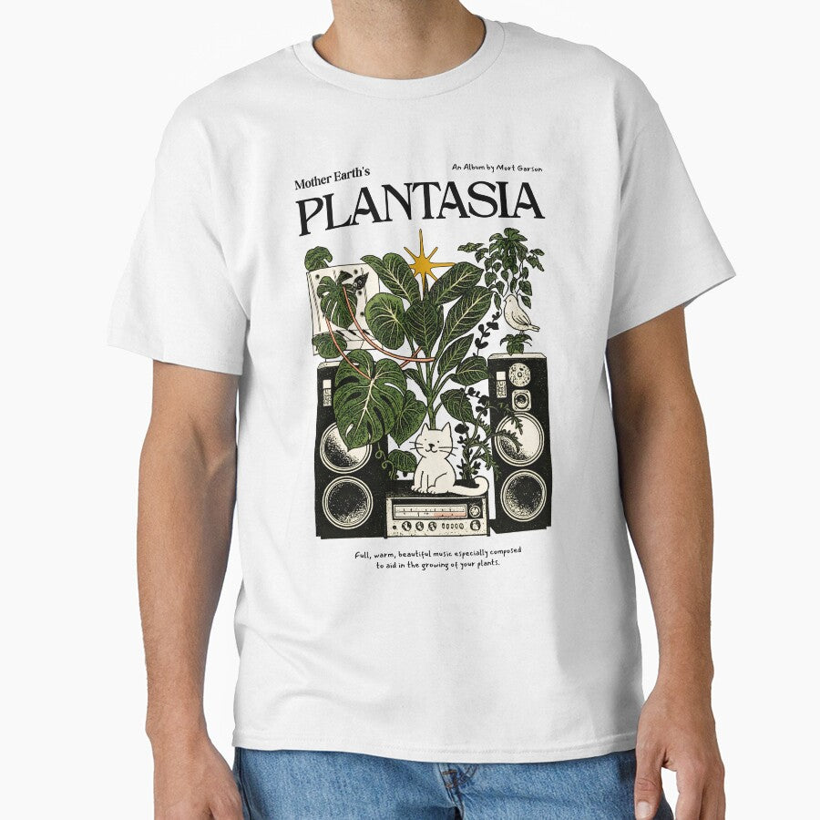 Mort Garson Mother Earth's Plantasia Cat by moyjoystudio