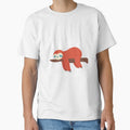 Embrace the Lazy with Sloth Energy Saving Mode Essential T-Shirt by Showitoffbish