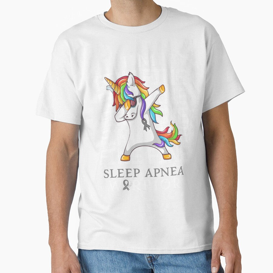 Unicorn Sleep Apnea Warrior I'm Fine Sleep Apnea Awareness by Hatjar