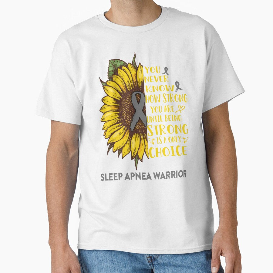 Sleep Apnea Warrior You Never Know How Strong You Are Sunflower Lover Gifts by radianen