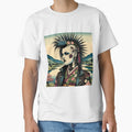 Japanese Woodblock of a female Punk by Truck Stop One