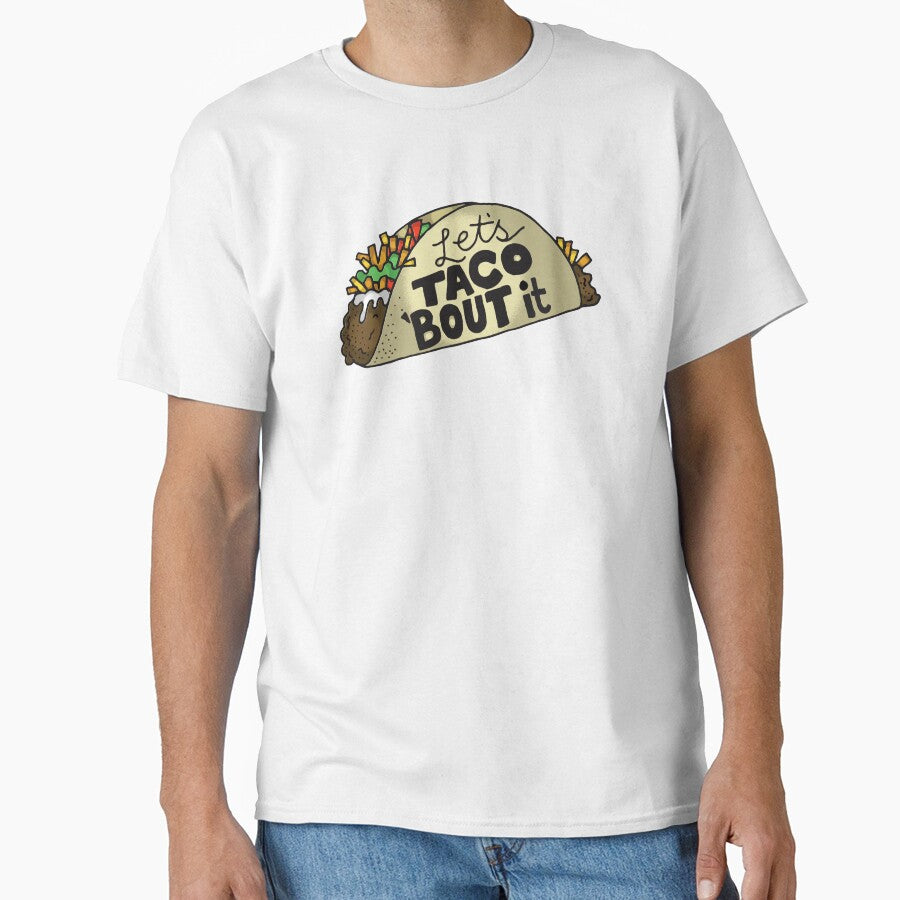 Let's Taco Bout It, Funny Taco Lover Gift by Vintagemashup