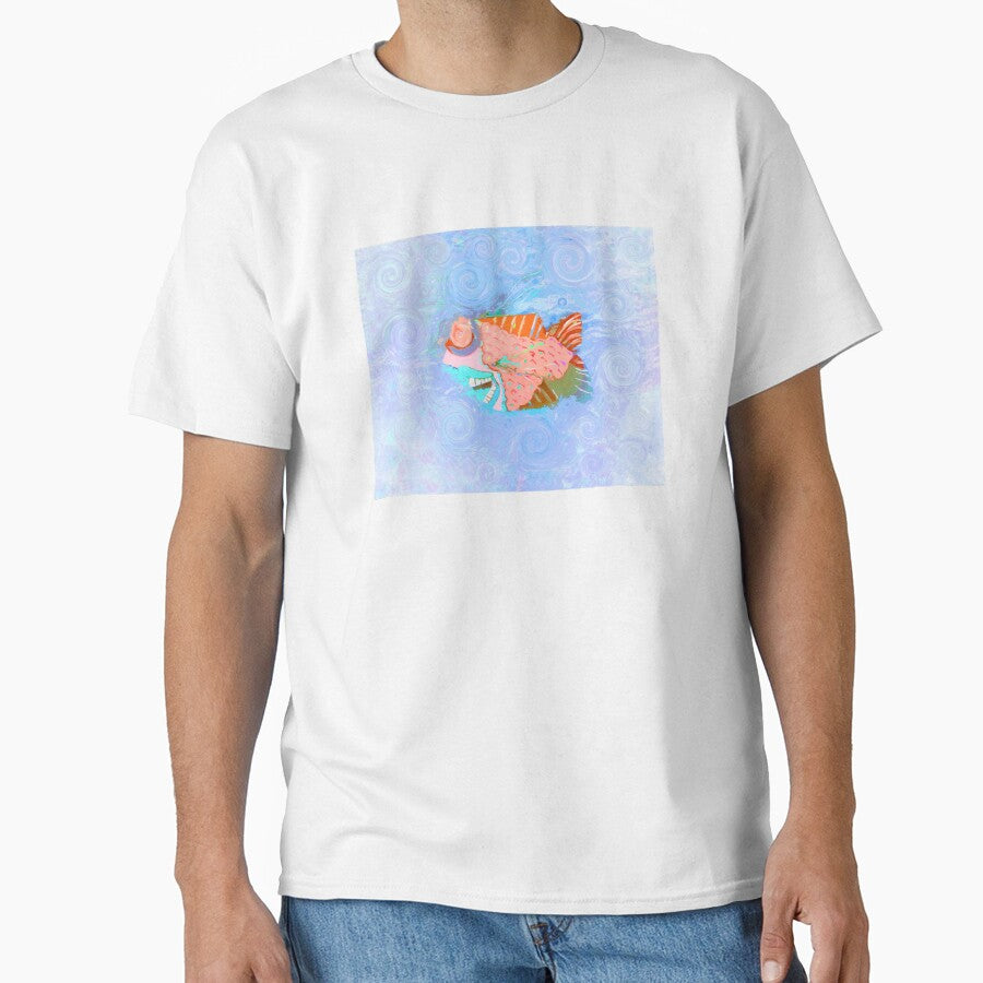 Boho Fish Hippie Vibes Coastal Bohemian Style Home Décor or Art 1 of 2 by Beachy