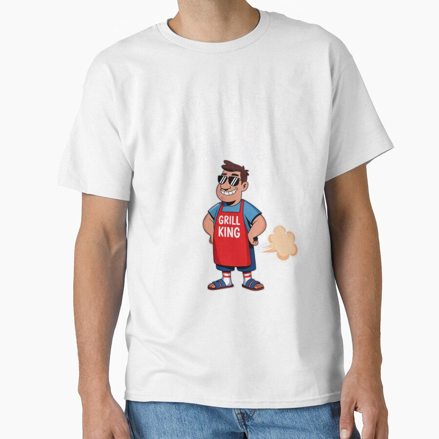 World’s Best Farter I Mean Father Funny Grill King Dad Joke Gift by PosiMCreations