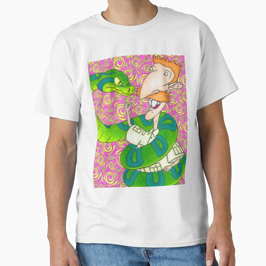 Nigel Thornberry The Wild Thornberrys Neon Pattern 90s by AbbysRadArt