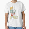 Retro Eat Sleep Yeet Repeat by azmndesigns