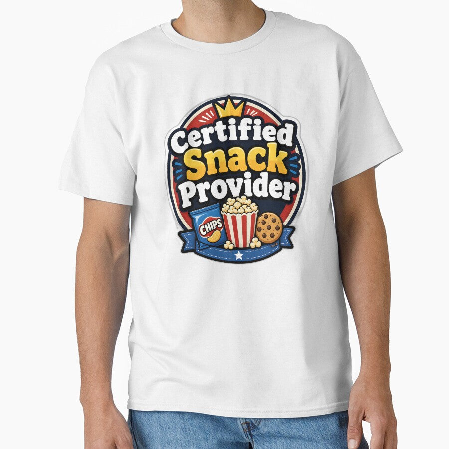 Certified Snack Provider Dad Shirt by SVARCreations