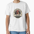 Silence Busting Club T-Shirt - Somebody Had To Rooster Vintage Badge Logo Design by Halejo68