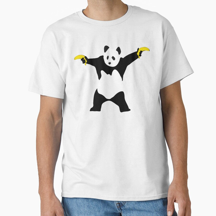 Banksy Panda With Banana Guns by tomrothster