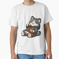 Lazy Weekend Cat Cozy Aesthetic | Funny Kawaii Animal Embroidery Style by ColorSplash123