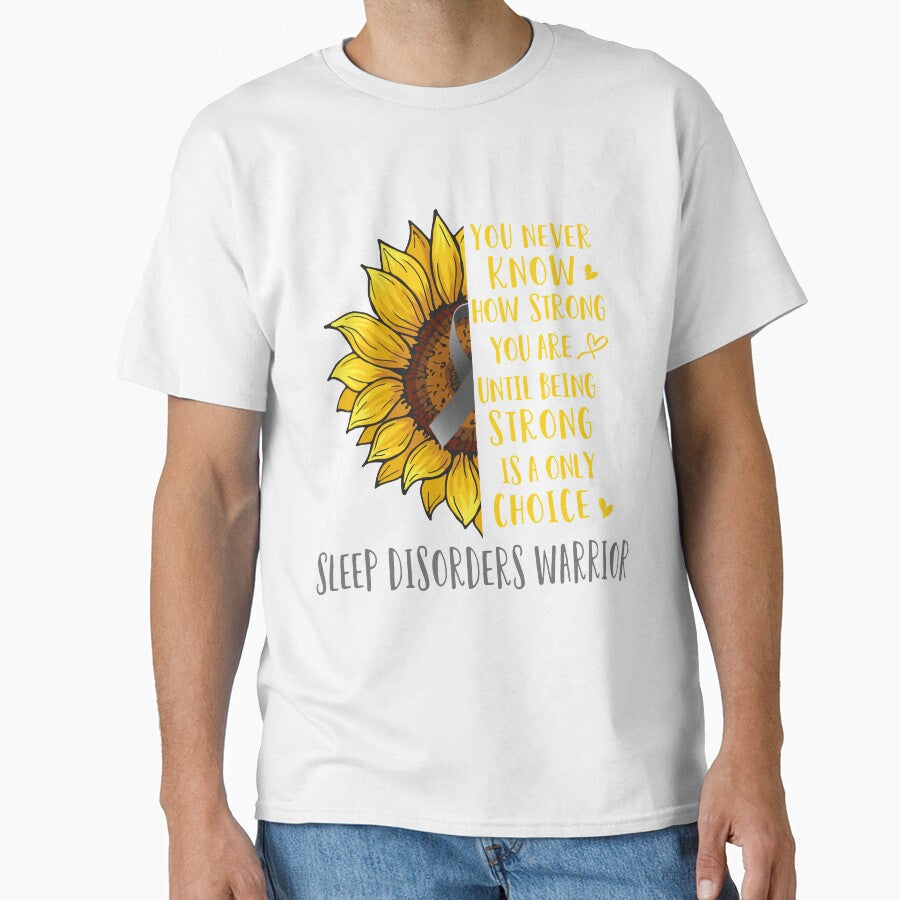 Sunflower You Never Know How Strong You Are Sleep Disorders Warrior by rechardtee