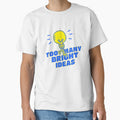 Too Many Bright Ideas Funny Creative Overthinker Design by TreeDoPrints