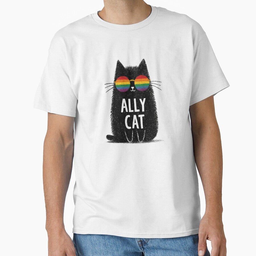 Rainbow ally cat by MendaciousMina