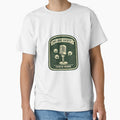 Dad Joke Society Charter Member — Vintage Microphone Banner Father's Day Tee by VaultInk
