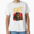 I Am Yelling Carl Funny Angry Cat Meme Retro Design by NinigFox