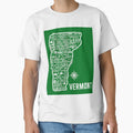 Vermont Map by fiberandgloss