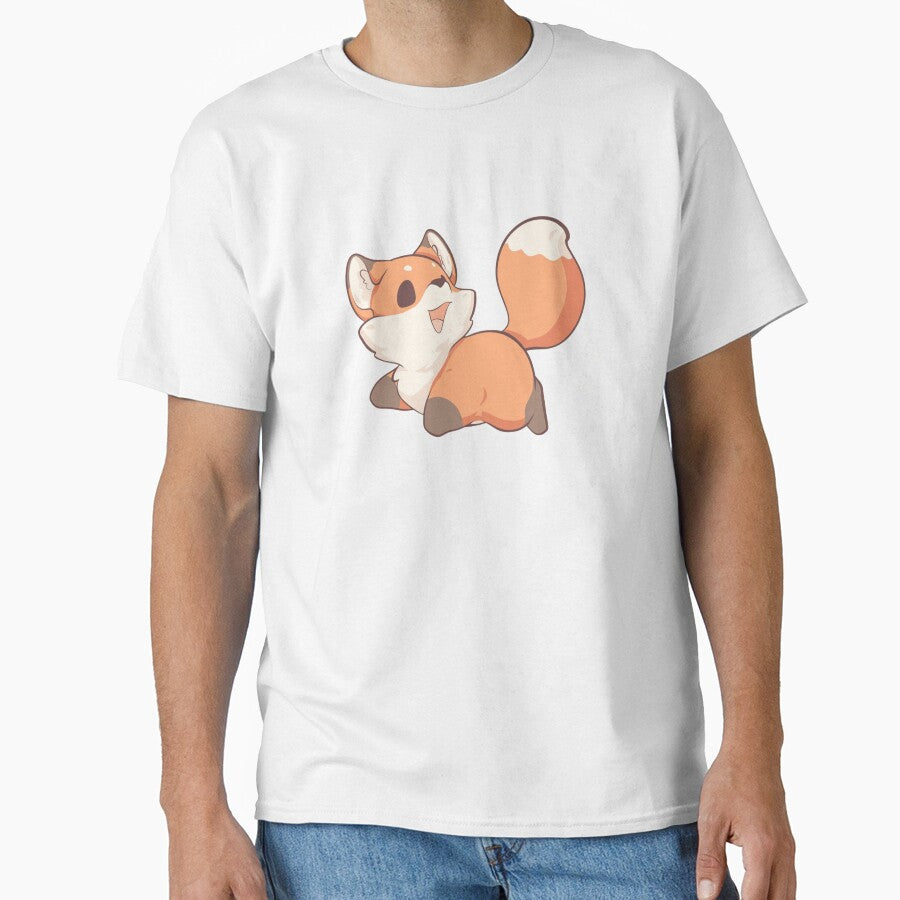 Cute kawaii Fox running and smiling by IKKawaii