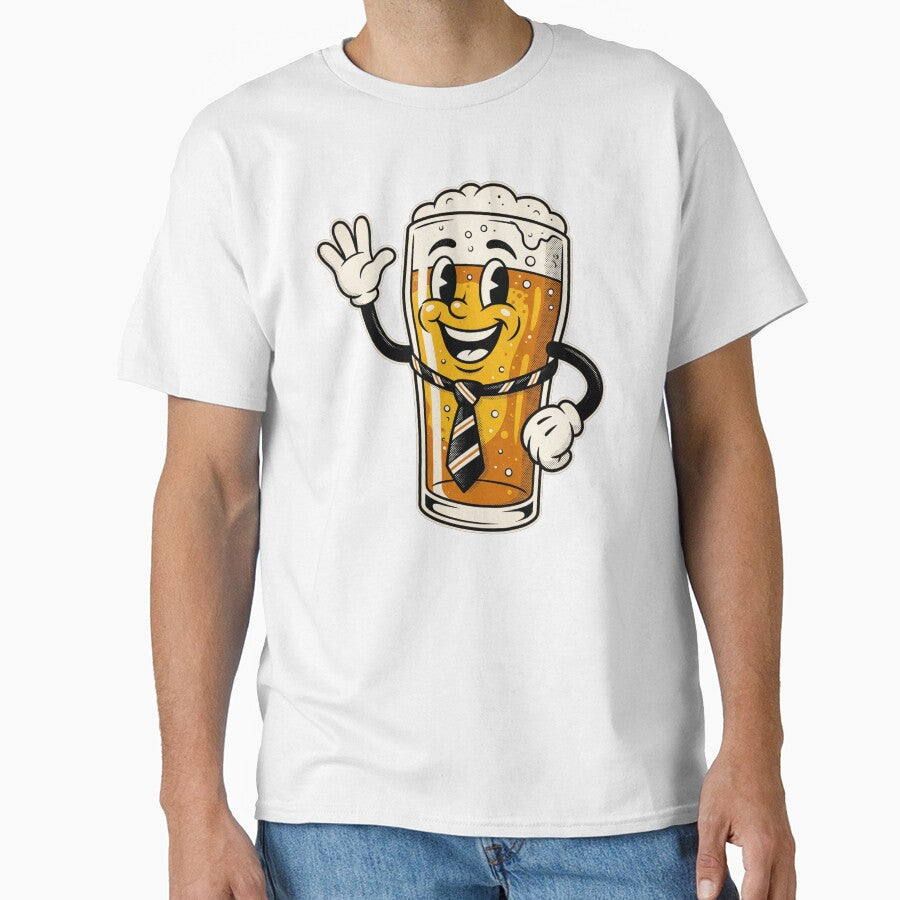 Vintage Rubber Hose Beer Mascot Dad by TeNovaStudio
