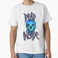 Dead Inside with Skull neon goth blue pink by FeralFix