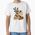 Chocolate Brown Boho Minimalism by Sartoris Art