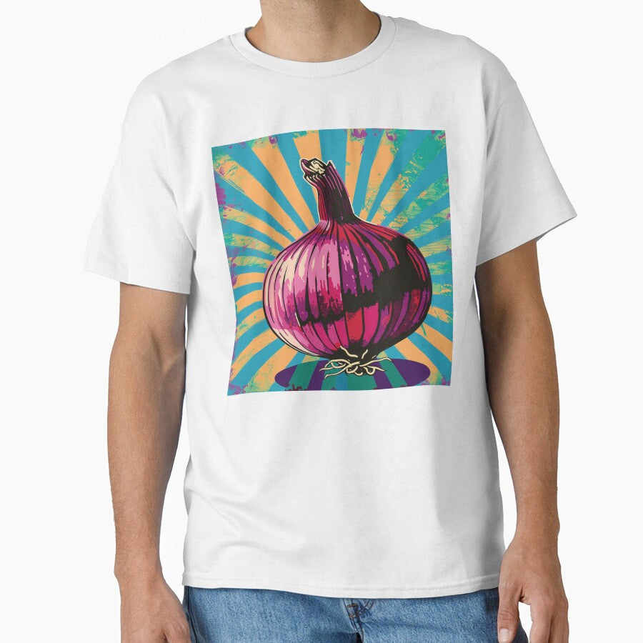 Red Onion Pop Art 3 by AstroRisq