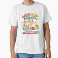 Lazy Cat Mode On – Cute Kawaii Sleeping Cat Gaming Relax Meme T-Shirt by DarojadNR