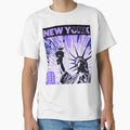 New York in Blue and Purple: Urban Vibration by Miguel-One