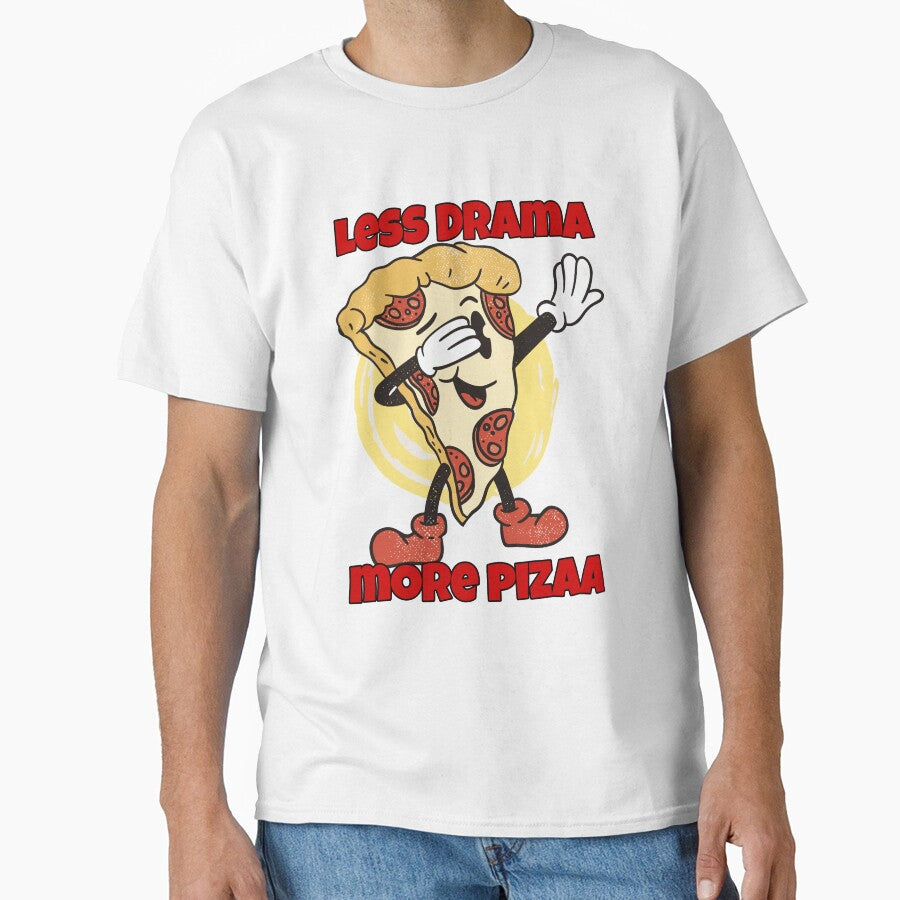 Funny Pizza Lover Less Drama More Pizza by fantasticdesign