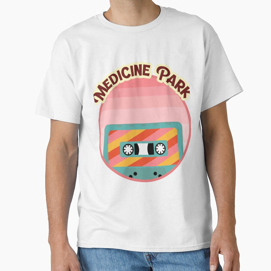 Medicine Park Oklahoma Hippie City Cute Colorful Cassette Recorder Tape Psychedelic Retro Swirl by AbsurdStore