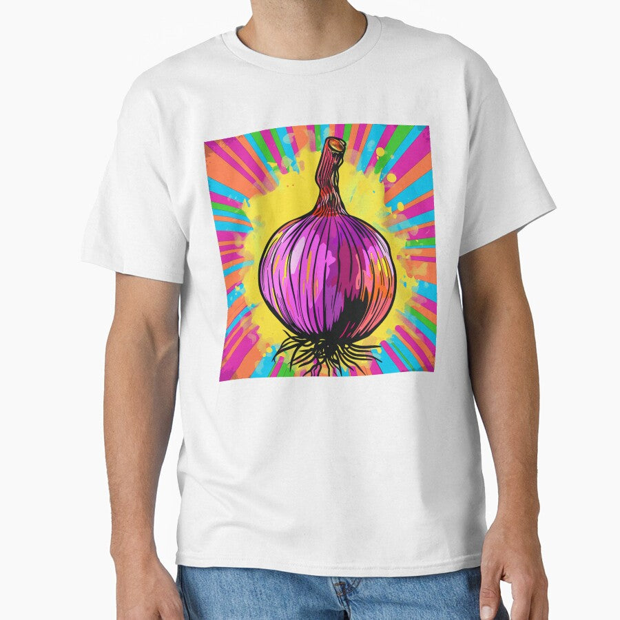 Red Onion Pop Art 1 by AstroRisq